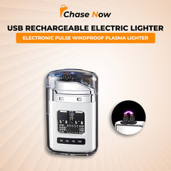 RECHARGEABLE ELECTRIC LIGHTER ELECTRONIC PULSE WINDPROOF PLASMA LIGHTER