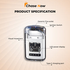 RECHARGEABLE ELECTRIC LIGHTER ELECTRONIC PULSE WINDPROOF PLASMA LIGHTER