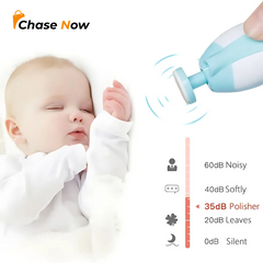 ELECTRIC BABY NAIL CLIPPER - WITH 6 GRINDING HEADS, FOR INFANTS & ADULTS