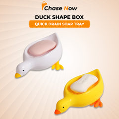 DUCK SHAPE BOX-QUICK DRAIN SOAP TRAY | Pack of 2