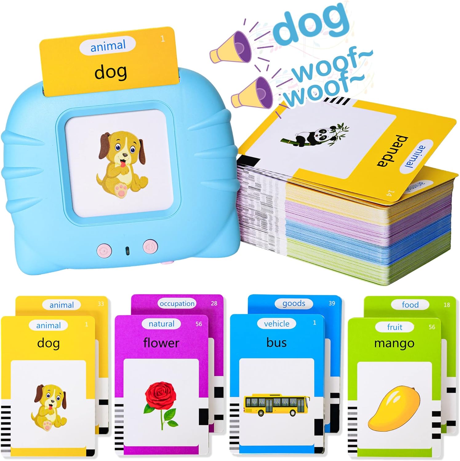 Talking Flash Cards Early Educational Toy for Growing kids