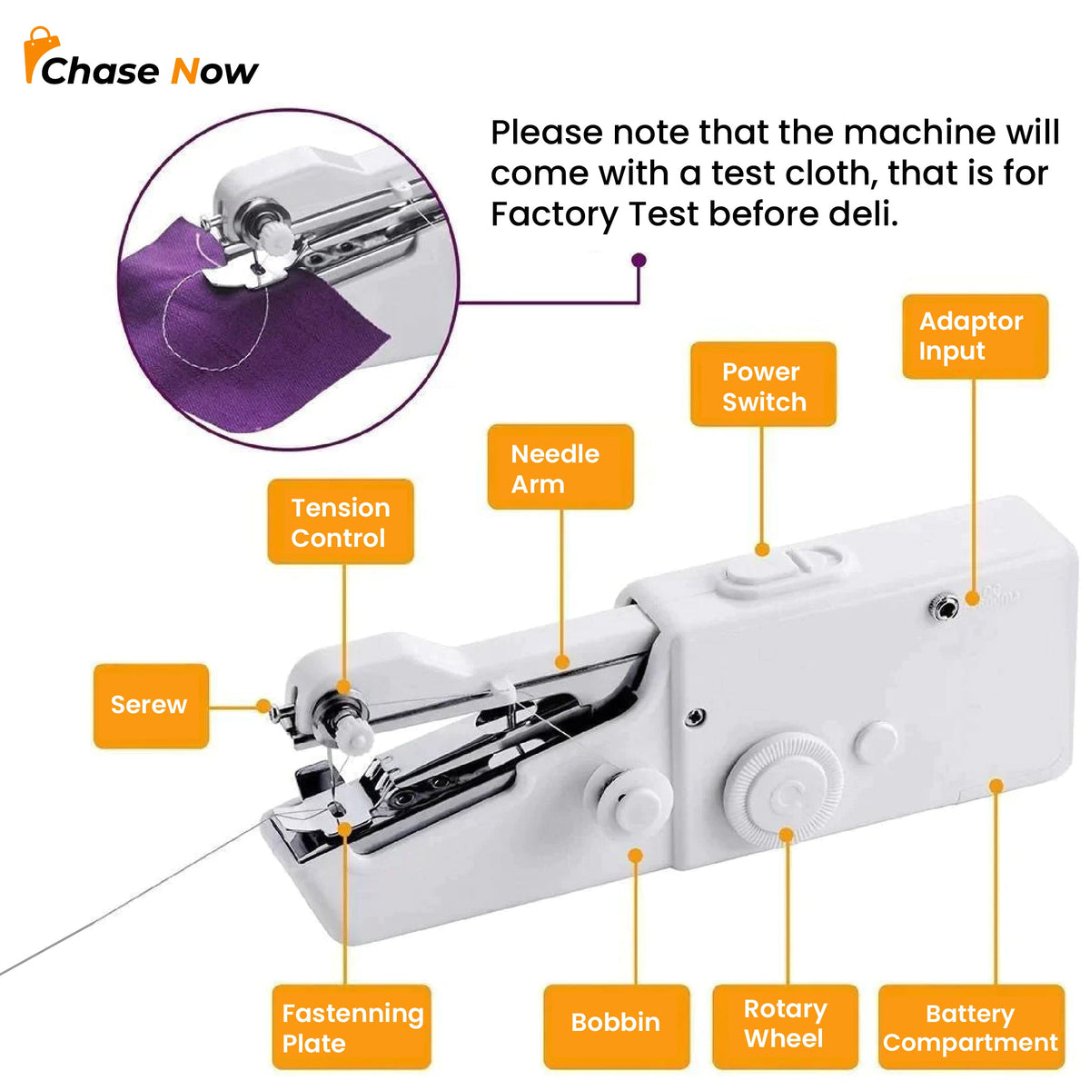 HANDY STITCH PORTABLE SEWING MACHINE