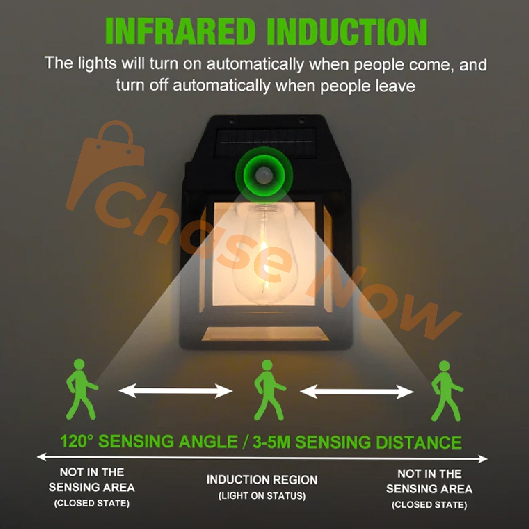 Solar Power Motion Lamp