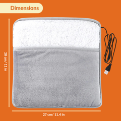 Portable USB Foot Warmer - Soft, Plush and Washable