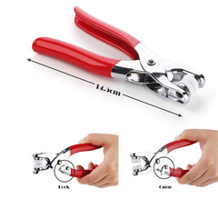 METAL BODY | TITCH BUTTON PLIER - BUTTON PRESS PLIER + 100 BUTTONS